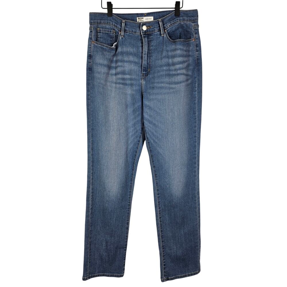 LEVI STRAUSS SIGNATURE GOLD WOMEN'S HIGH-RISE STRAIGHT JEAN PANT 12M - W31" L32"